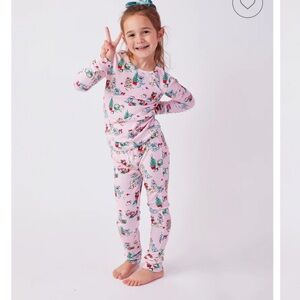 NWT PrintFresh Pink Kids Pajama Set